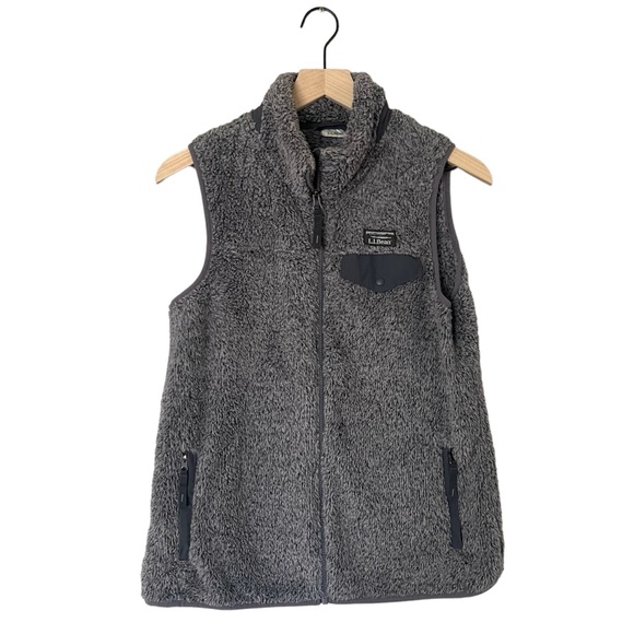 L.L. Bean Sherpa Vest, Women’s size S, Charcoal Grey, Excellent Condition - Picture 1 of 12